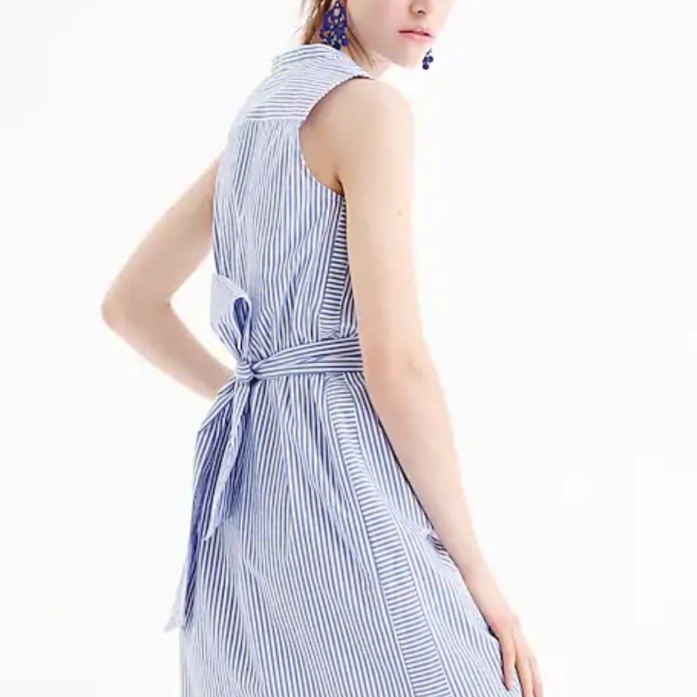 J Crew sleeveless shirt dress
